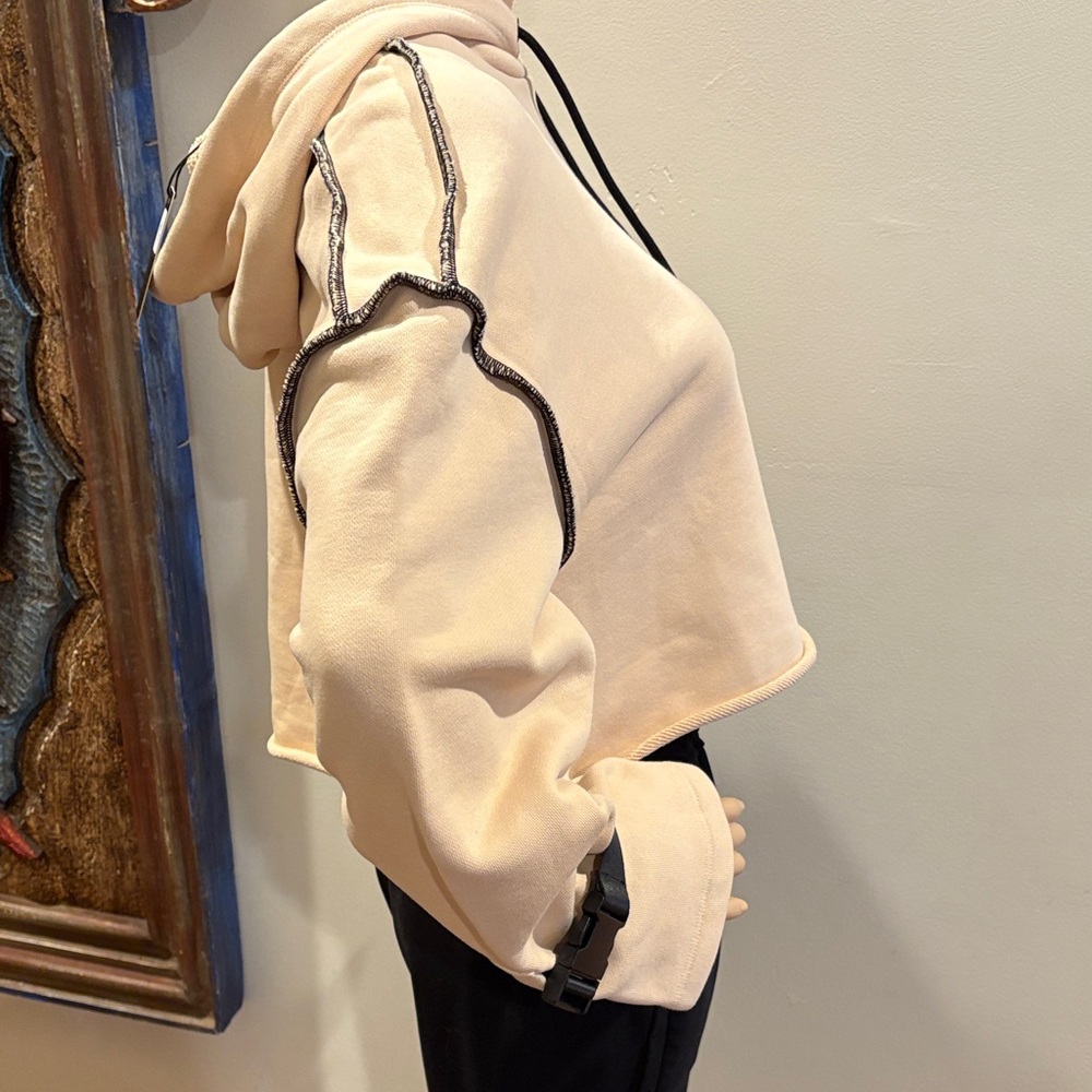 New With Tags EOANNA Large  Hooded Pullover Buckle Accent Sweatshirt